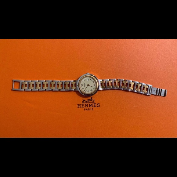 Authentic Hermès Paris clipper 30mm wrist watch - Picture 3 of 12